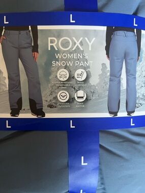 Roxy Women's Snow Pants in Slate Blue